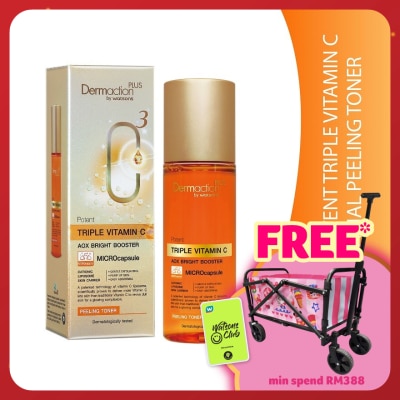DERMACTION PLUS BY WATSONS Potent Triple Vitamin C Facial Peeling Toner 100ml