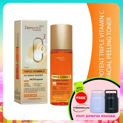 DERMACTION PLUS BY WATSONS - Potent Triple Vitamin C Facial Peeling Toner 100ml