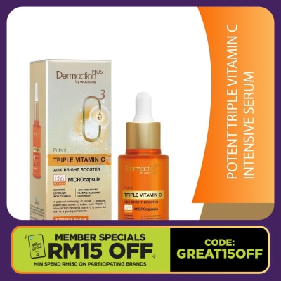 DERMACTION PLUS BY WATSONS Potent Triple Vitamin C Intensive Serum 35ml
