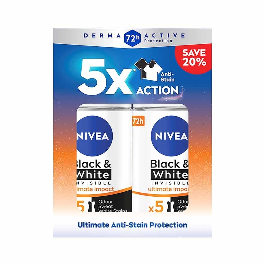 Deodorant B&W Ultimate Impact Roll On TWP 2x50ml