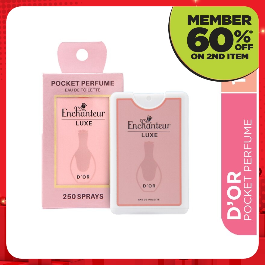 Luxe Pocket Perfume Eau De Toilette D'or 18ML