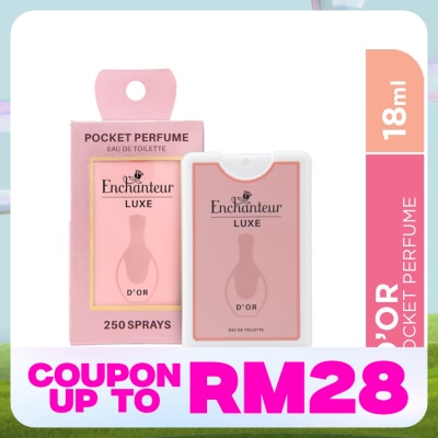 ENCHANTEUR Luxe Pocket Perfume Eau De Toilette D'or 18ML