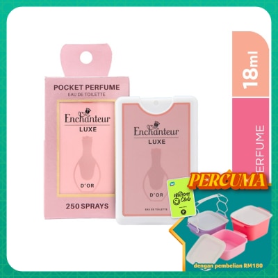 ENCHANTEUR - Luxe Pocket Perfume Eau De Toilette D'or 18ML