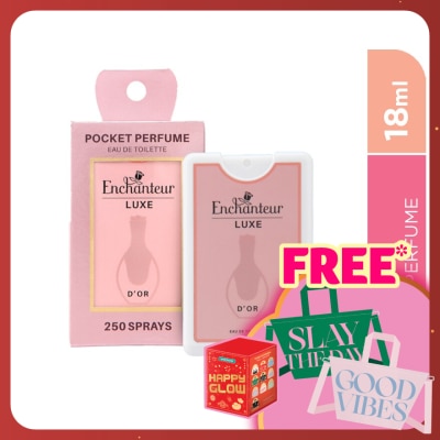 ENCHANTEUR Luxe Pocket Perfume Eau De Toilette D'or 18ML