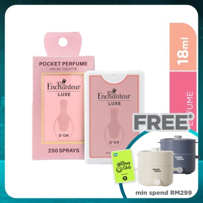 ENCHANTEUR Luxe Pocket Perfume Eau De Toilette D'or 18ML