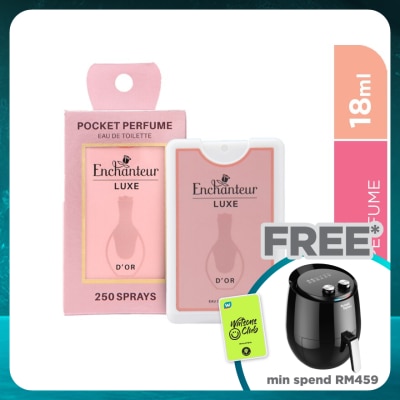 ENCHANTEUR Luxe Pocket Perfume Eau De Toilette D'or 18ML