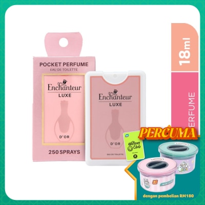 ENCHANTEUR Luxe Pocket Perfume Eau De Toilette D'or 18ML
