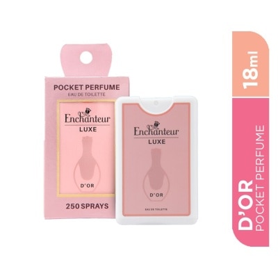 ENCHANTEUR Luxe Pocket Perfume Eau De Toilette D'or 18ML