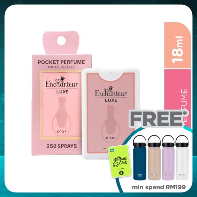 ENCHANTEUR Luxe Pocket Perfume Eau De Toilette D'or 18ML