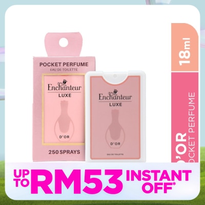 ENCHANTEUR Luxe Pocket Perfume Eau De Toilette D'or 18ML
