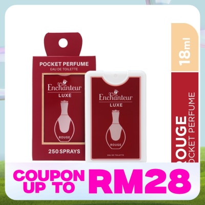 ENCHANTEUR Luxe Pocket Perfume Eau De Toilette Rouge 18ML