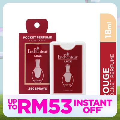 ENCHANTEUR Luxe Pocket Perfume Eau De Toilette Rouge 18ML