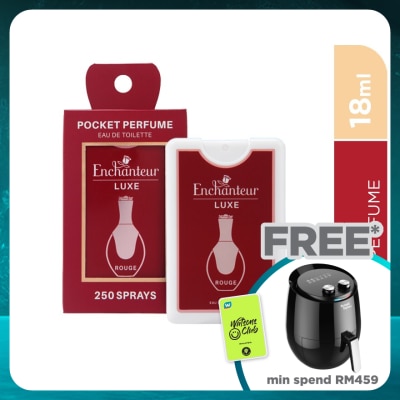 ENCHANTEUR Luxe Pocket Perfume Eau De Toilette Rouge 18ML