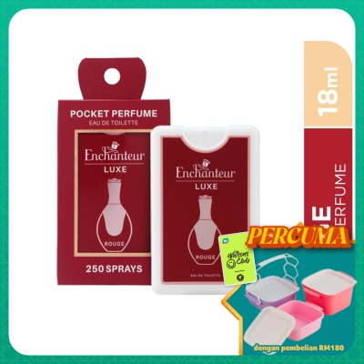 ENCHANTEUR - Luxe Pocket Perfume Eau De Toilette Rouge 18ML