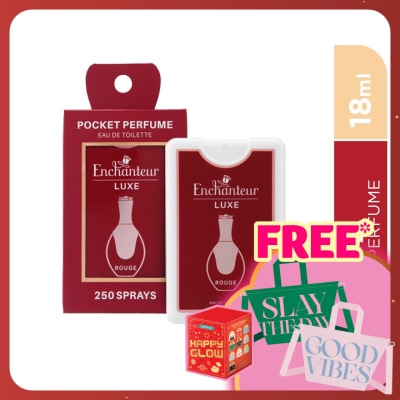 ENCHANTEUR Luxe Pocket Perfume Eau De Toilette Rouge 18ML