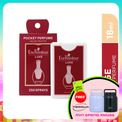 ENCHANTEUR - Luxe Pocket Perfume Eau De Toilette Rouge 18ML