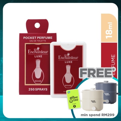 ENCHANTEUR Luxe Pocket Perfume Eau De Toilette Rouge 18ML