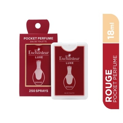 ENCHANTEUR Luxe Pocket Perfume Eau De Toilette Rouge 18ML