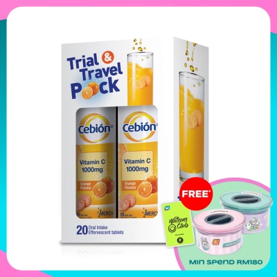 CEBION Vitamin C Effervescent Trial & Travel Pack 20's