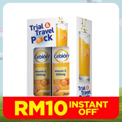 CEBION Vitamin C Effervescent Trial & Travel Pack 20's