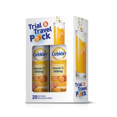 CEBION Vitamin C Effervescent Trial & Travel Pack 20's