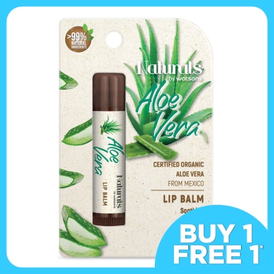NATURALS BY WATSONS Aloe Vera Soothing Lip Balm 4.5G