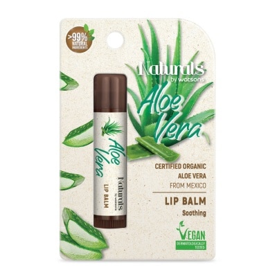 NATURALS BY WATSONS Aloe Vera Soothing Lip Balm 4.5G