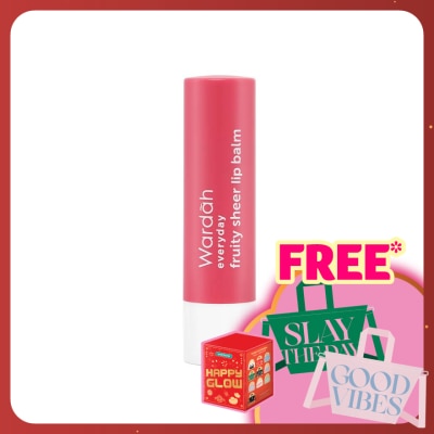 WARDAH Everyday Fruity Sheer Lip Balm Strawberry 4 g