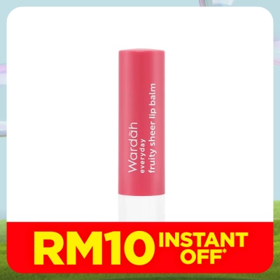WARDAH Everyday Fruity Sheer Lip Balm Strawberry 4 g