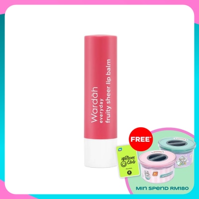 WARDAH Everyday Fruity Sheer Lip Balm Strawberry 4 g