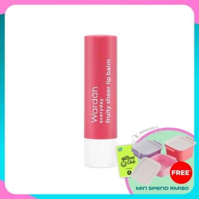 WARDAH Everyday Fruity Sheer Lip Balm Strawberry 4 g