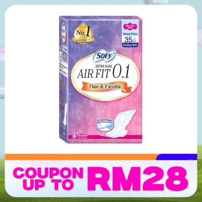 SOFY Air Fit 0.1 Night Ultra Slim Wing 35cm 12s