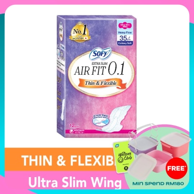SOFY Air Fit 0.1 Night Ultra Slim Wing 35cm 12s