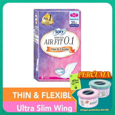 SOFY Air Fit 0.1 Night Ultra Slim Wing 35cm 12s