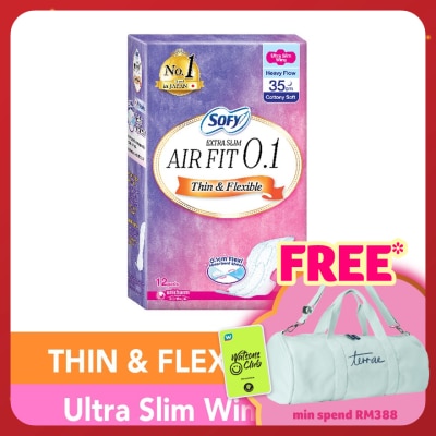SOFY Air Fit 0.1 Night Ultra Slim Wing 35cm 12s