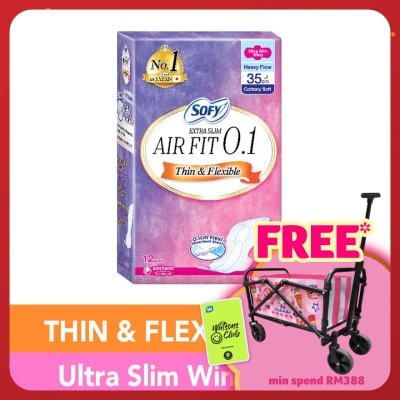 SOFY Air Fit 0.1 Night Ultra Slim Wing 35cm 12s