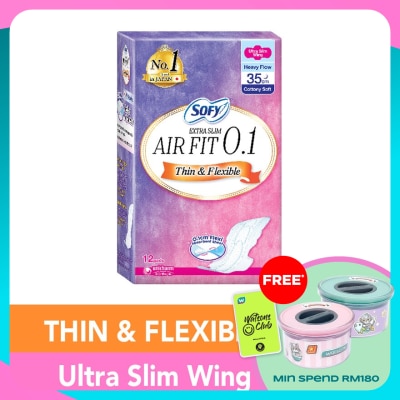 SOFY Air Fit 0.1 Night Ultra Slim Wing 35cm 12s