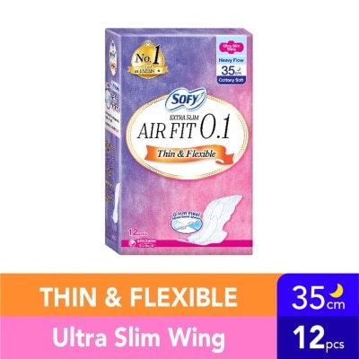 SOFY Air Fit 0.1 Night Ultra Slim Wing 35cm 12s