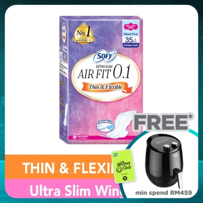 SOFY Air Fit 0.1 Night Ultra Slim Wing 35cm 12s