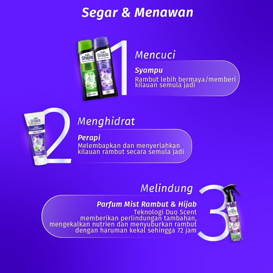 Shayla Shampu Segar Bermaya 300ml image