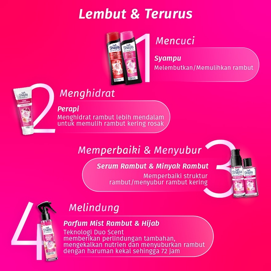 Shayla Shampu Licin Terurus 300ml image