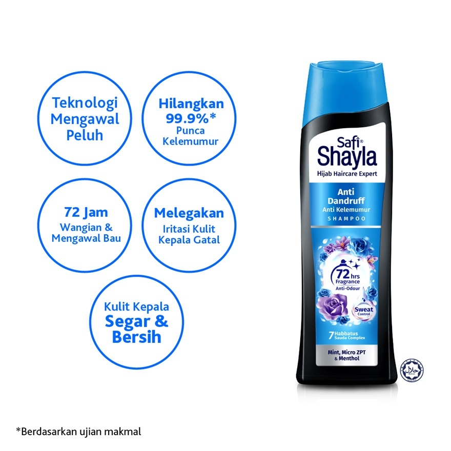 Shayla Shampu Anti Kelemumur 300ml image