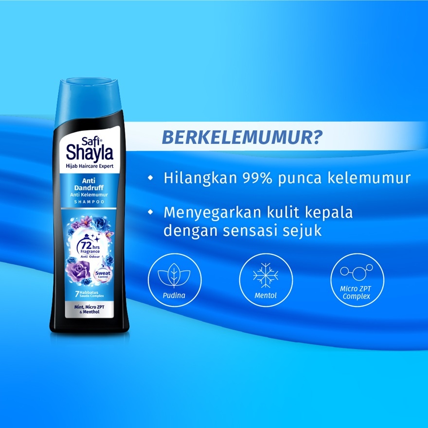 Shayla Shampu Anti Kelemumur 300ml image
