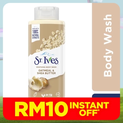 ST IVES Soothing Oatmeal & Shea Butter Body Wash 450ml