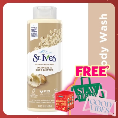 ST IVES Soothing Oatmeal & Shea Butter Body Wash 450ml