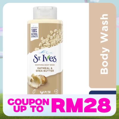 ST IVES Soothing Oatmeal & Shea Butter Body Wash 450ml