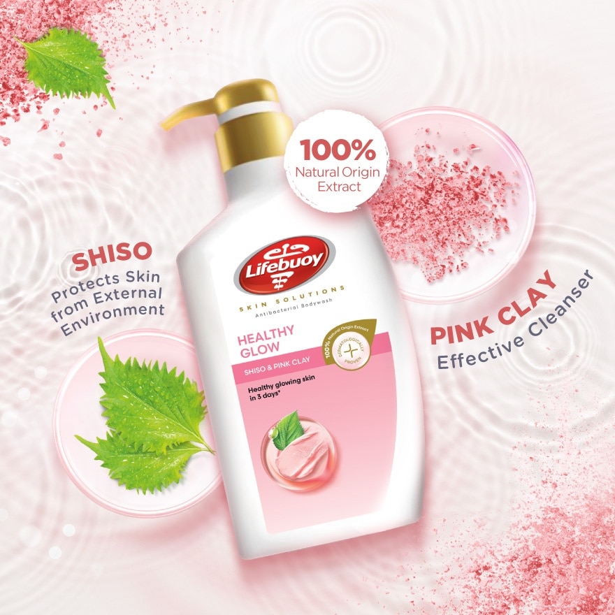  Bodywash Pink Clay Bottle 900ml