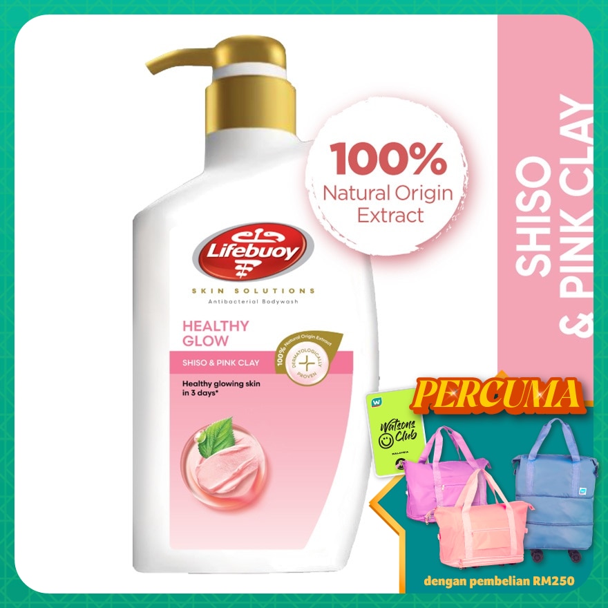 Bodywash Pink Clay Bottle 900ml