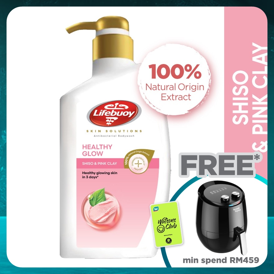 Bodywash Pink Clay Bottle 900ml