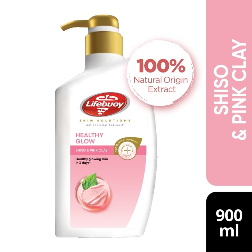  Bodywash Pink Clay Bottle 900ml